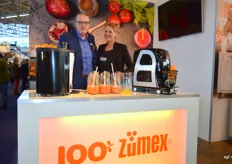 Dietrich Zaaijer en Joyce Vonk van Zumex.